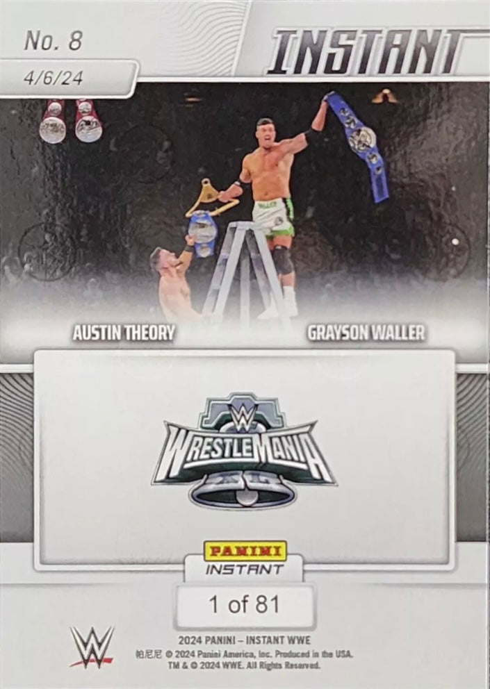 Austin Theory / Grayson Waller – A-Town Down Under Wins the SmackDown TAG Team Championships - image 2