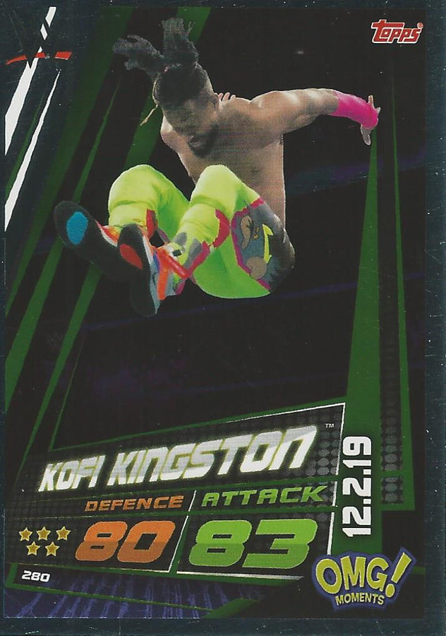 WWE Topps Slam Attax Universe 2019 Kofi Kingston #280