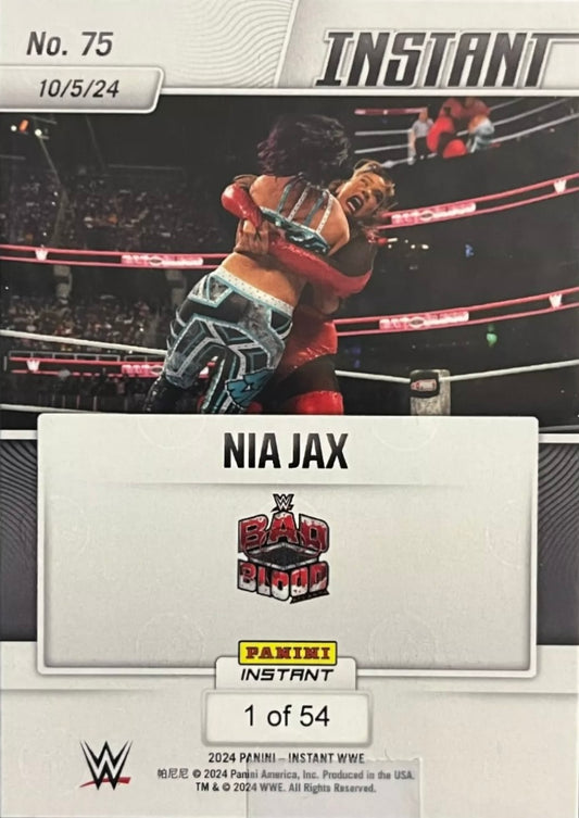 NIA JAX – NIA JAX Retains the Women’s Championship trading card PW Catalog