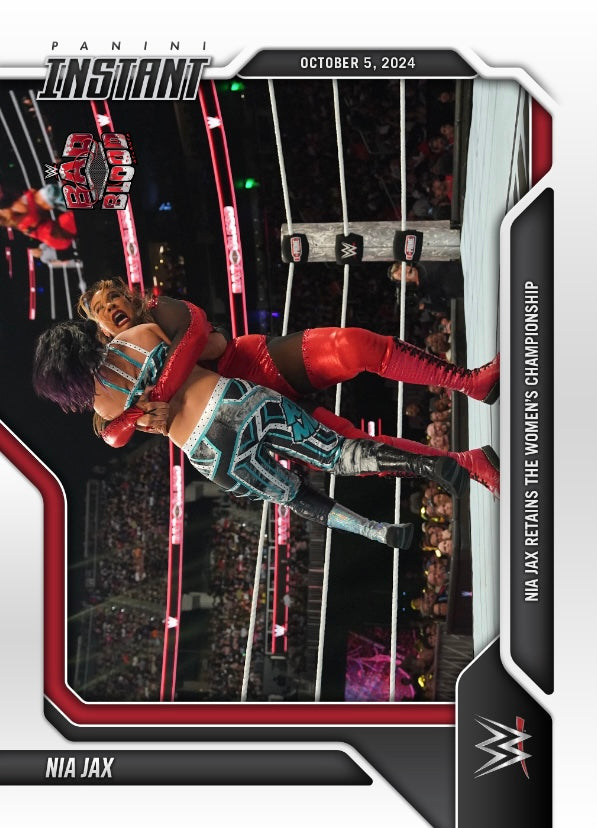 NIA JAX – NIA JAX Retains the Women’s Championship trading card PW Catalog