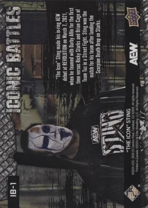 Iconic Battles – 3/7/21 – Sting Made HIS AEW In-Ring Debut at Revolution