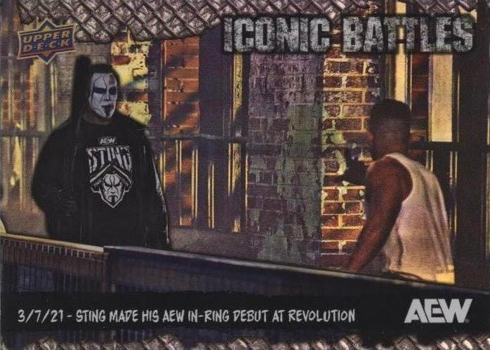Iconic Battles – 3/7/21 – Sting Made HIS AEW In-Ring Debut at Revolution