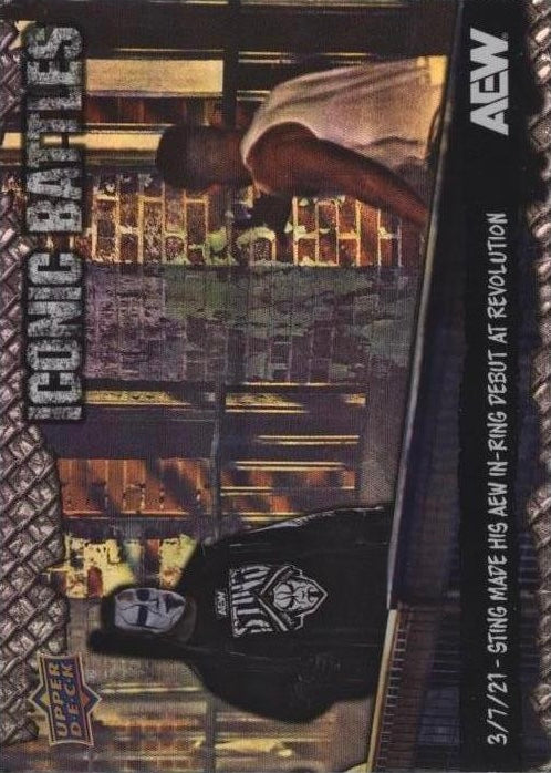 Iconic Battles – 3/7/21 – Sting Made HIS AEW In-Ring Debut at Revolution