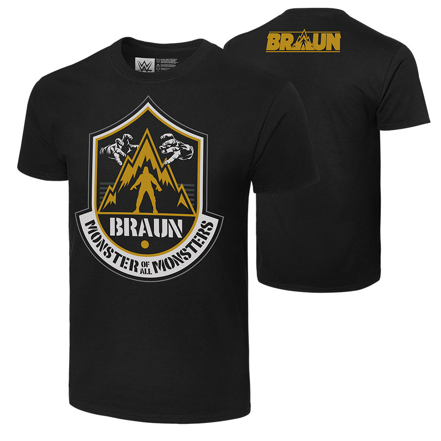 Braun Strowman "The Monster of All Monsters" Authentic T-Shirt T-Shirt PW Catalog
