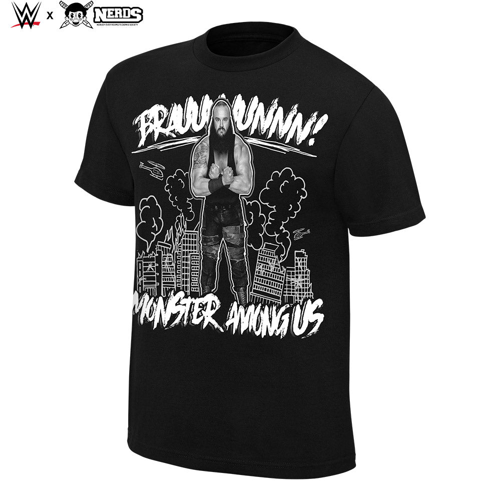 Braun Strowman "Monster Among Us" Neon Collection Graphic T-Shirt