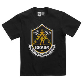 Braun Strowman "The Monster of All Monsters" Youth Authentic T-Shirt T-Shirt PW Catalog