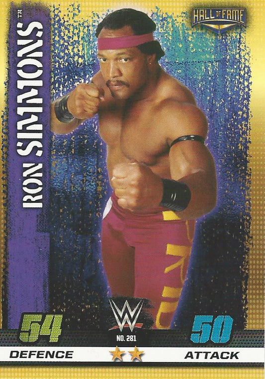 WWE Topps Slam Attax 10th Edition 2017 Ron Simmons #281