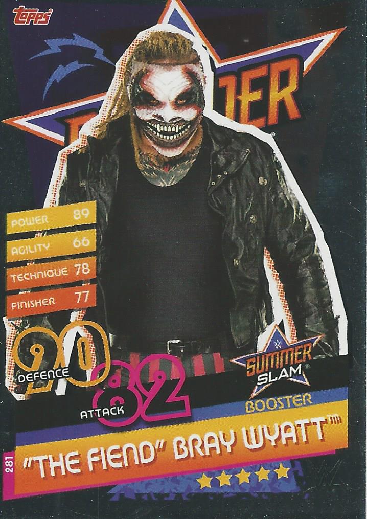 WWE Topps Slam Attax Reloaded 2020 "The Fiend" Bray Wyatt #281