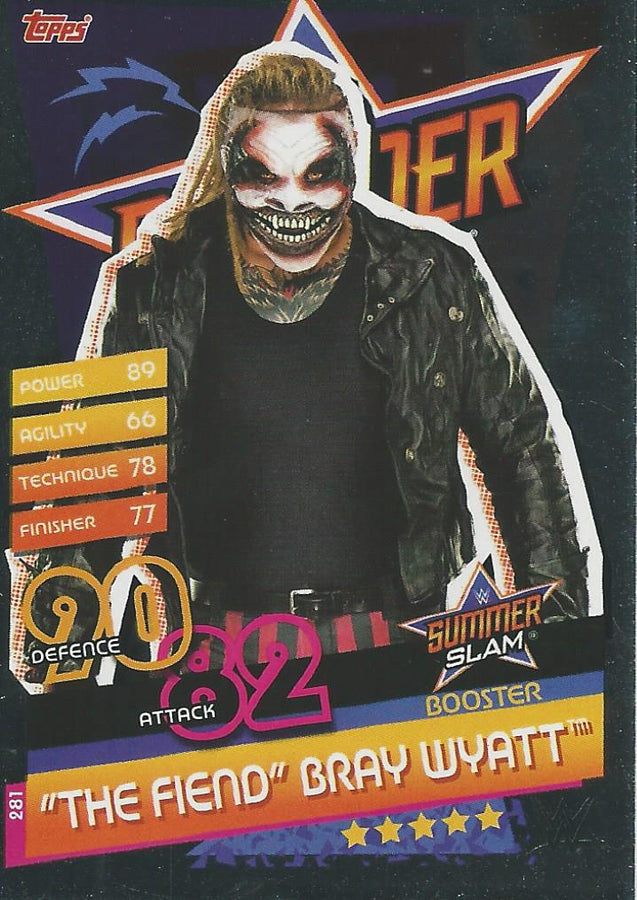 WWE Topps Slam Attax Reloaded 2020 "The Fiend" Bray Wyatt #281