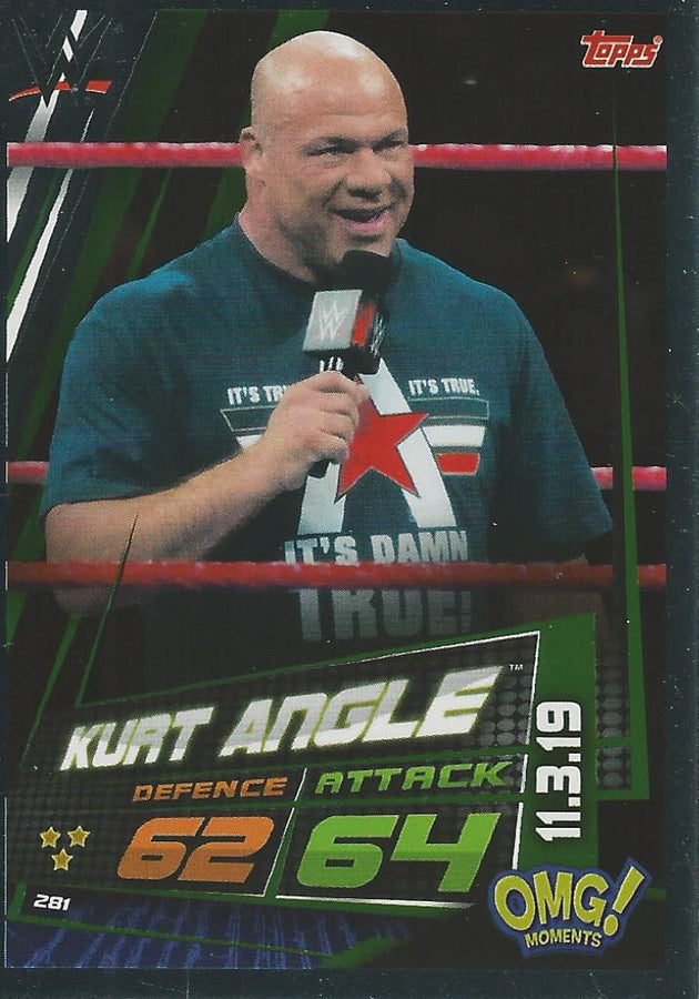 WWE Topps Slam Attax Universe 2019 Kurt Angle #281