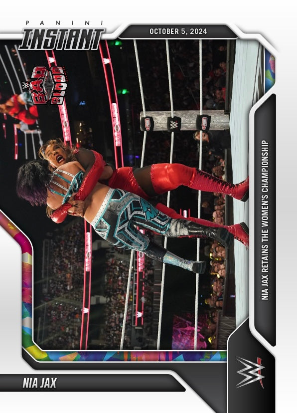NIA JAX – NIA JAX Retains the Women’s Championship trading card PW Catalog