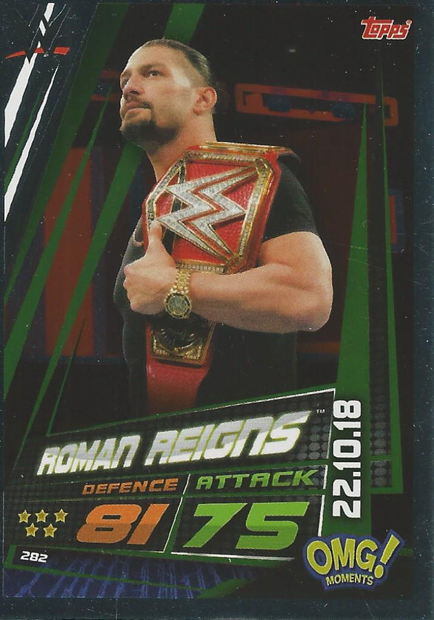WWE Topps Slam Attax Universe 2019 Roman Reigns #282
