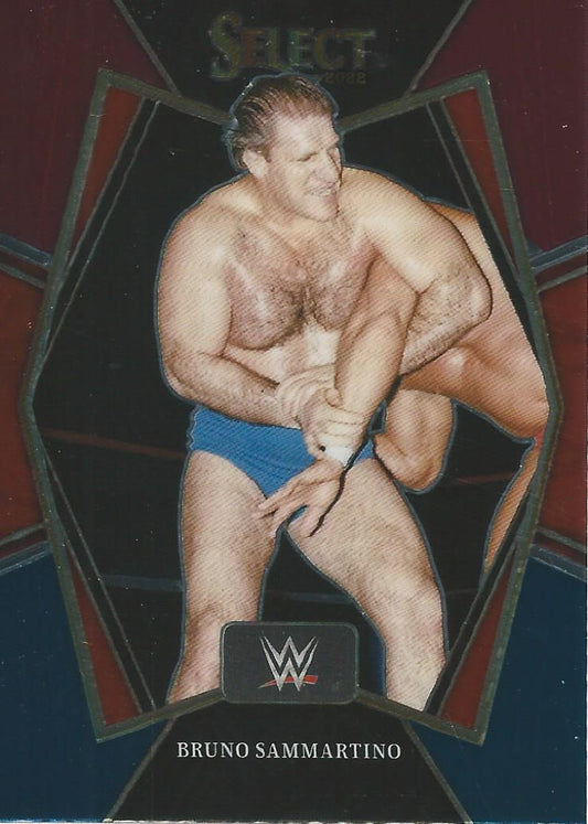 WWE Panini Select 2022 Bruno Sammartino Red/Silver/Blue #149