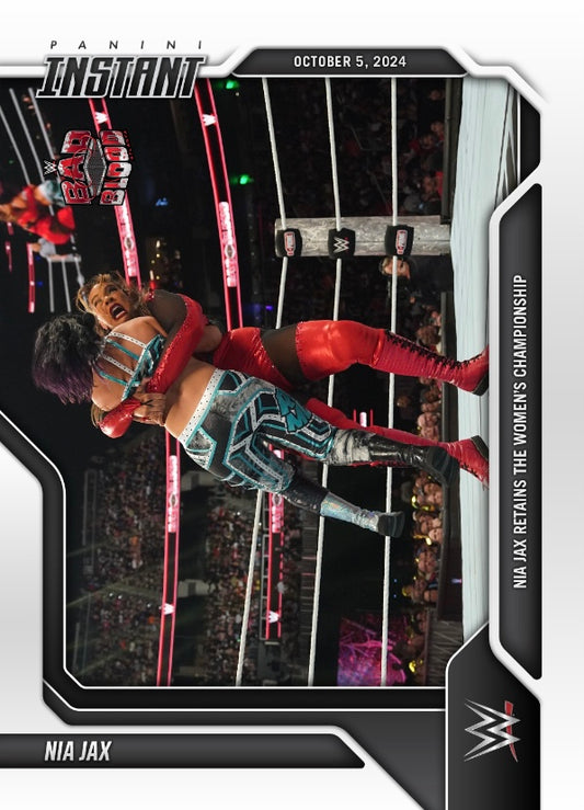 NIA JAX – NIA JAX Retains the Women’s Championship trading card PW Catalog