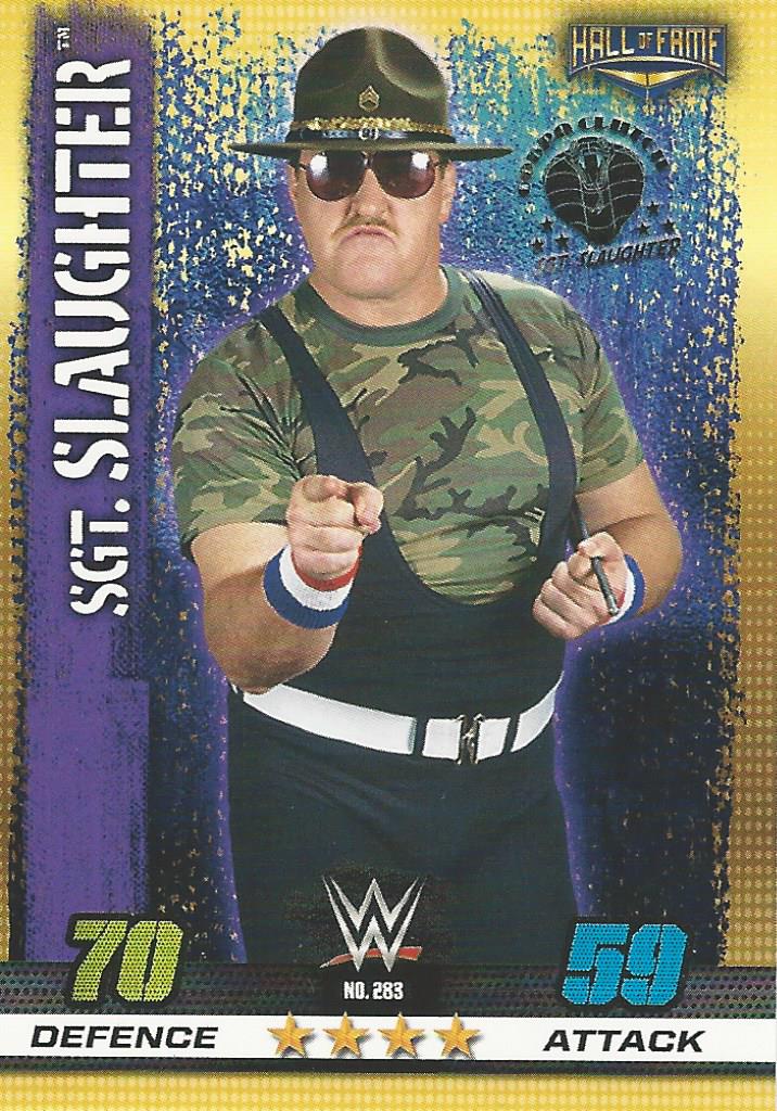 WWE Topps Slam Attax 10th Edition 2017 SGT Slaughter #283