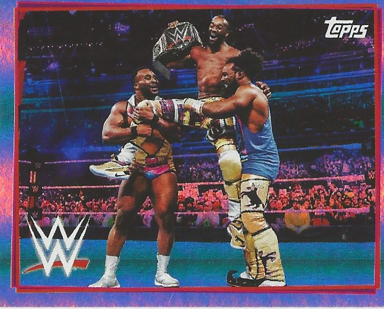 WWE Topps Road to WrestleMania Stickers 2021 Kofi Kingston #283