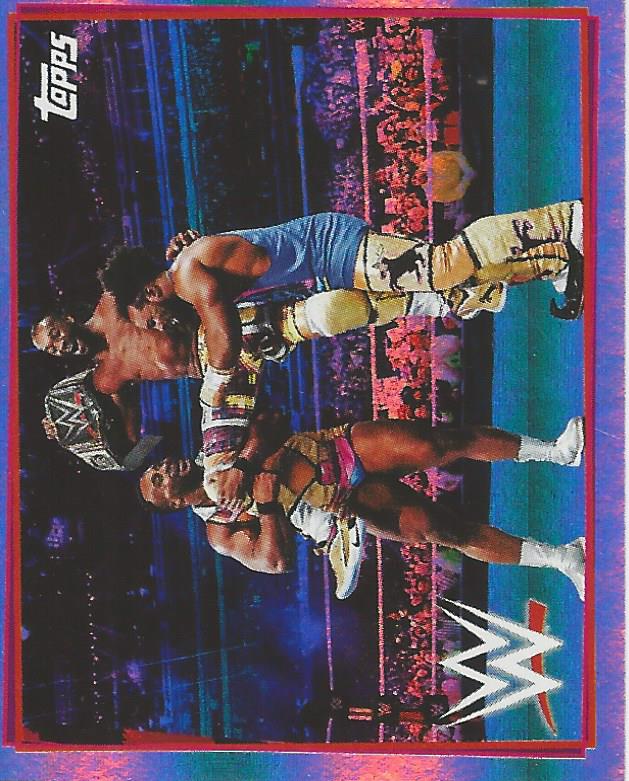 WWE Topps Road to Wrestlemania Stickers 2021 Kofi Kingston #283