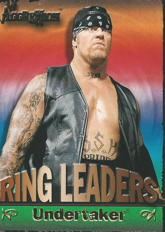 WWE Fleer Aggression 2003 Ring Leader Undertaker 6 of 15 trading card PW Catalog