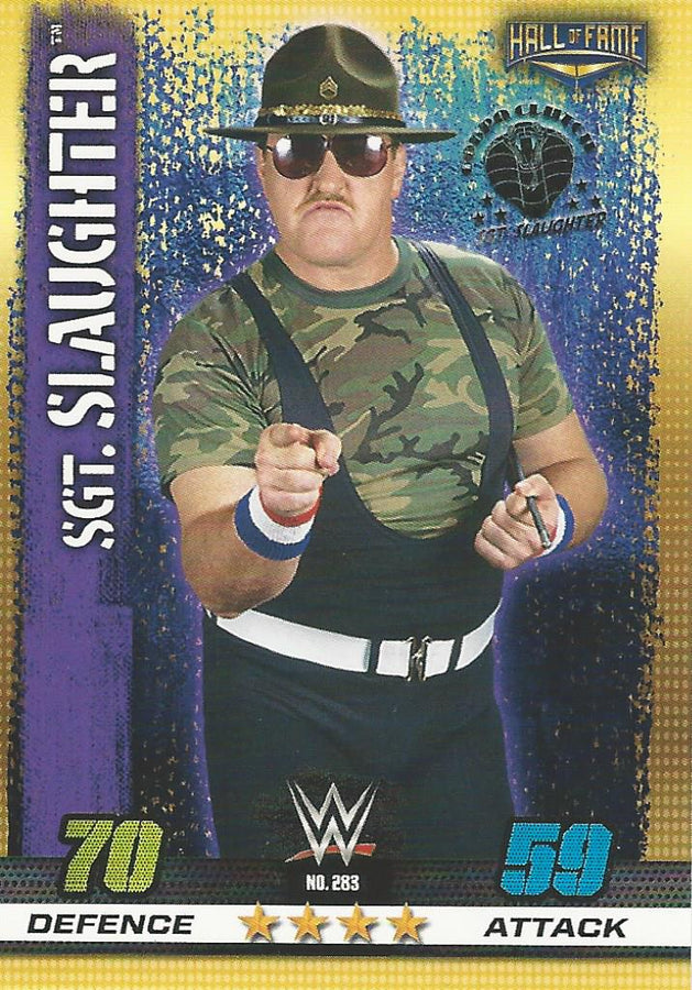 WWE Topps Slam Attax 10th Edition 2017 SGT Slaughter #283