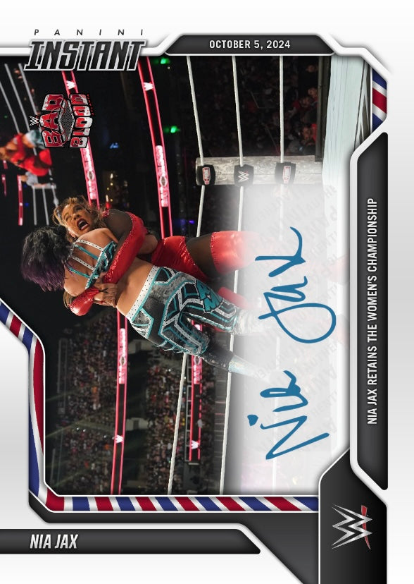 NIA JAX – NIA JAX Retains the Women’s Championship trading card PW Catalog