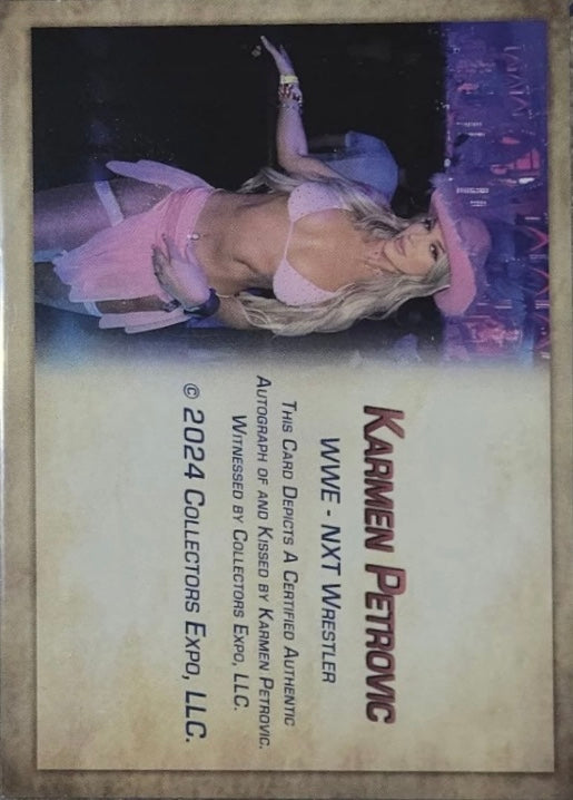 Karmen Petrovic trading card PW Catalog