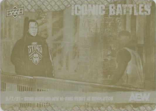 Iconic Battles – 3/7/21 – Sting Made HIS AEW In-Ring Debut at Revolution