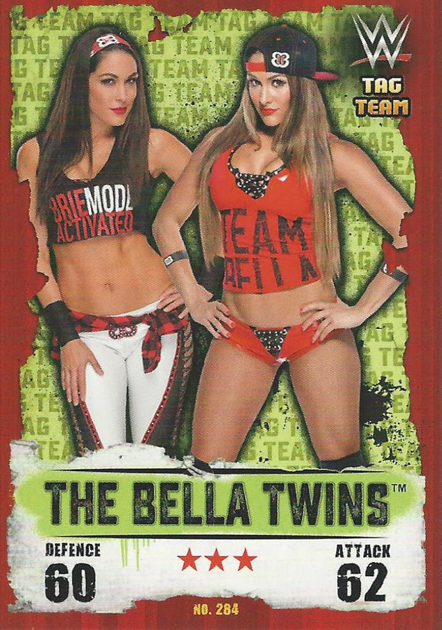 WWE Topps Slam Attax Takeover 2016 Bella Twins #284