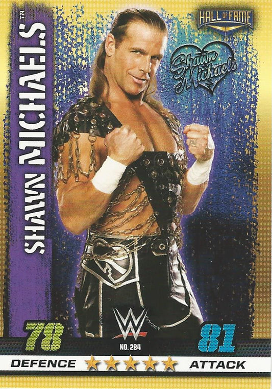 WWE Topps Slam Attax 10th Edition 2017 Shawn Michaels HBK #284