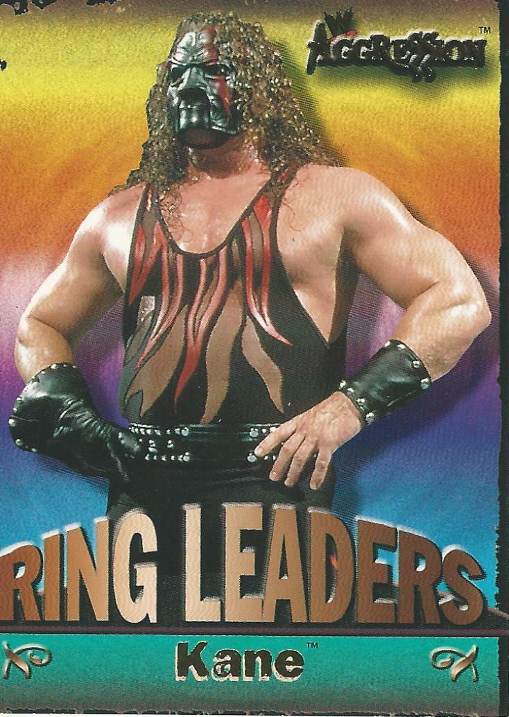 WWE Fleer Aggression 2003 Ring Leader Kane 7 of 15 trading card PW Catalog