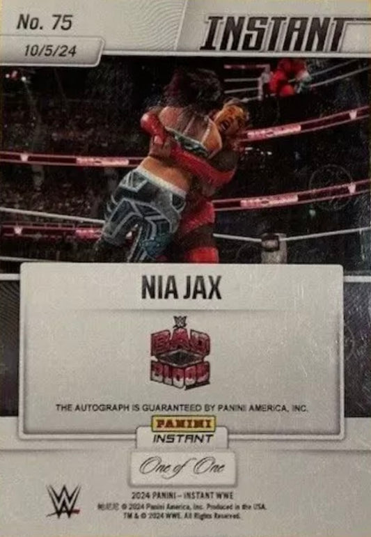 NIA JAX – NIA JAX Retains the Women’s Championship trading card PW Catalog