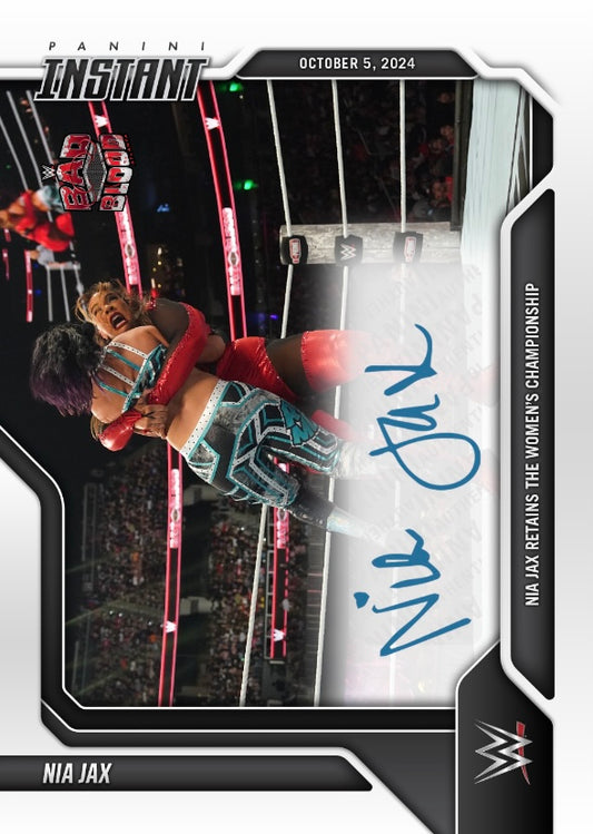 NIA JAX – NIA JAX Retains the Women’s Championship trading card PW Catalog