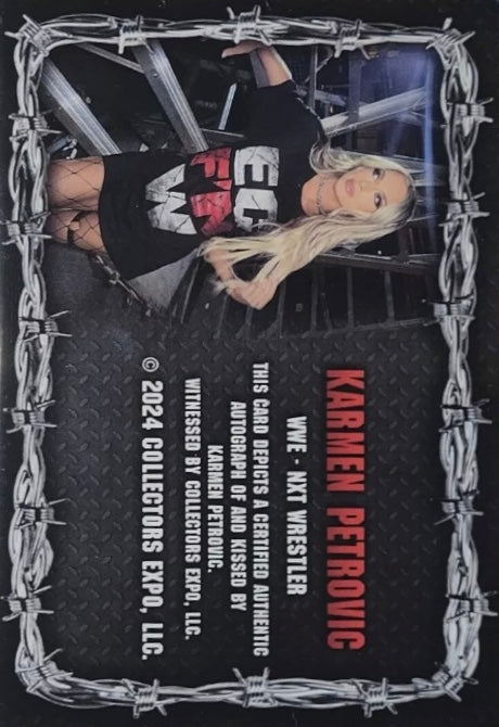 Karmen Petrovic trading card PW Catalog