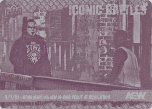 Iconic Battles – 3/7/21 – Sting Made HIS AEW In-Ring Debut at Revolution