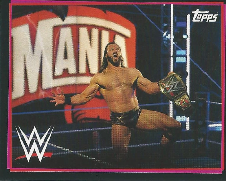 WWE Topps Road to WrestleMania Stickers 2021 Drew McIntyre #285