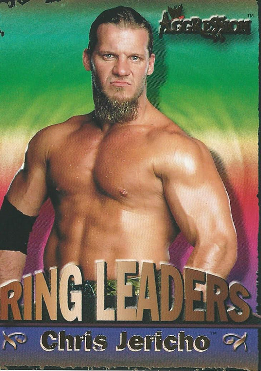 WWE Fleer Aggression 2003 Ring Leader Chris Jericho 8 of 15 trading card PW Catalog
