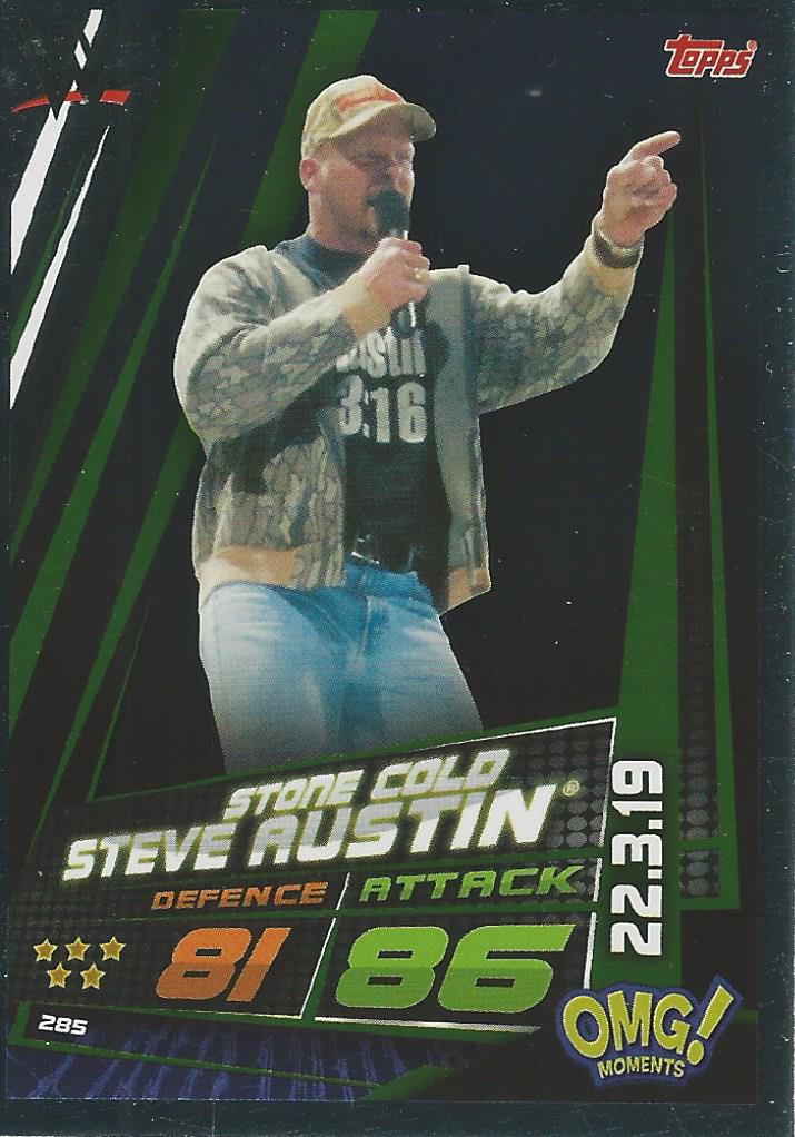 WWE Topps Slam Attax Universe 2019 Stone Cold Steve Austin #285