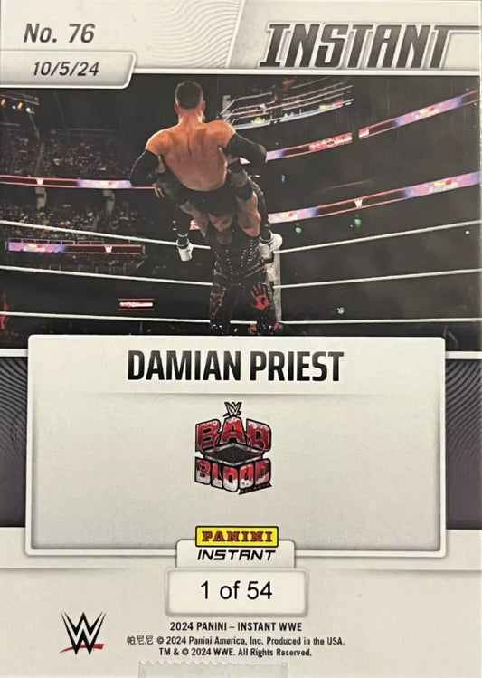 Damian Priest – Damian Priest Defeats Finn Bálor trading card PW Catalog
