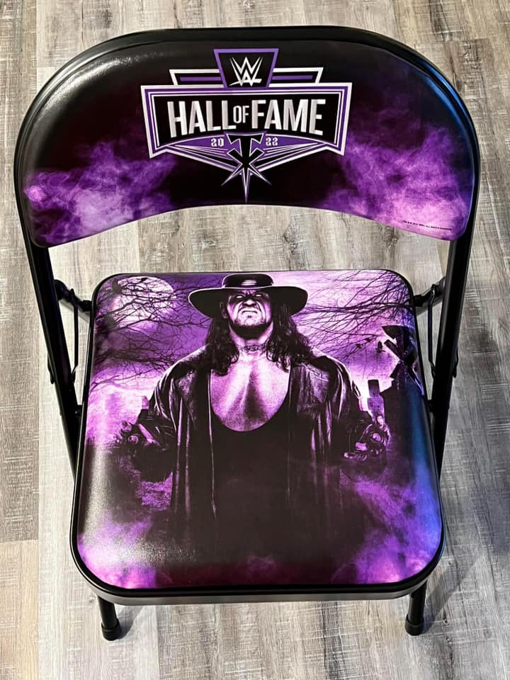 Undertaker WWE Hall of Fame WrestleMania 38 Chairs PWcatalog