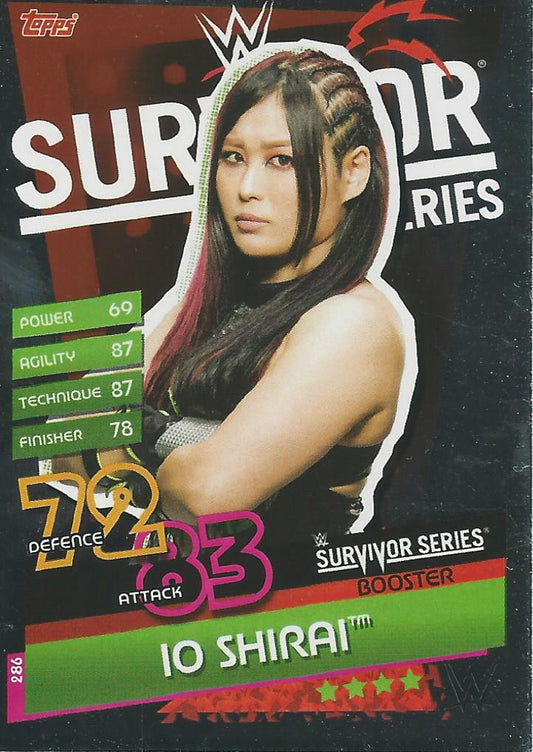 WWE Topps Slam Attax Reloaded 2020 Io Shirai #286