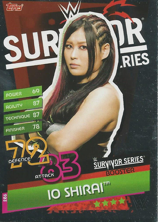 WWE Topps Slam Attax Reloaded 2020 Io Shirai #286