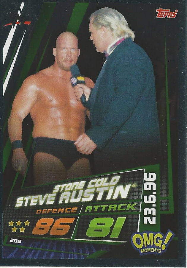 WWE Topps Slam Attax Universe 2019 Stone Cold Steve Austin #286