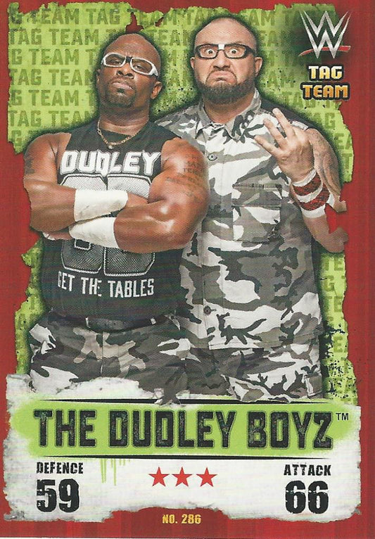 WWE Topps Slam Attax Takeover 2016 Dudley Boyz #286