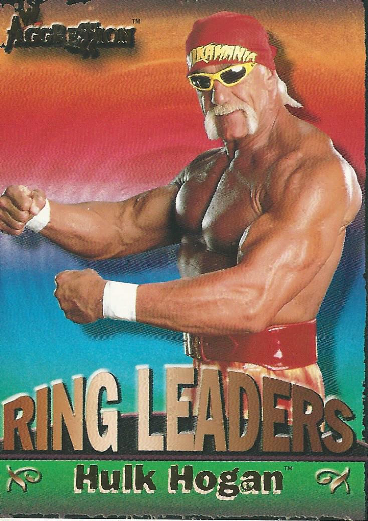 WWE Fleer Aggression 2003 Ring Leader Hulk Hogan 9 of 15 trading card PW Catalog