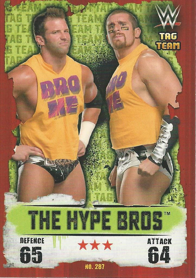WWE Topps Slam Attax Takeover 2016 Hype Bros Ryder and Rawley #287