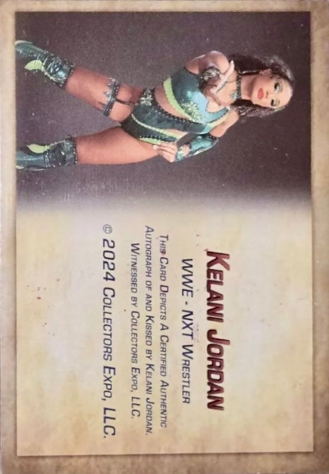 Kelani Jordan trading card PW Catalog