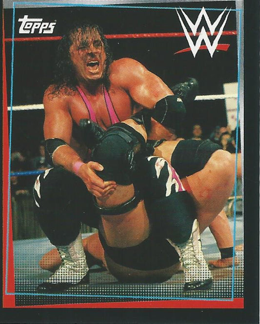 WWE Topps Road to Wrestlemania Stickers 2021 Bret Hitman Hart #288