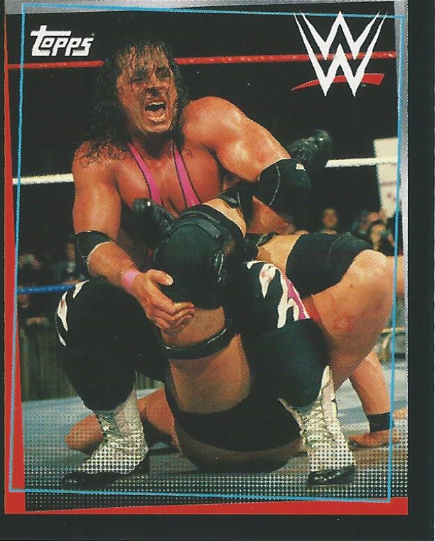 WWE Topps Road to Wrestlemania Stickers 2021 Bret Hitman Hart #288