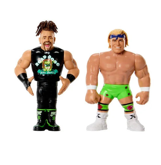WWE Mattel Retro DX New Age Outlaws Billy Gunn & Road Dogg Ringside Exclusive