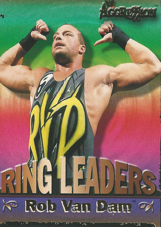 WWE Fleer Aggression 2003 Ring Leader Rob Van Dam 11 of 15 trading card PW Catalog