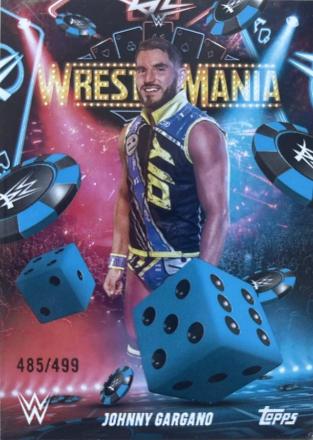 Johnny Gargano trading card PW Catalog